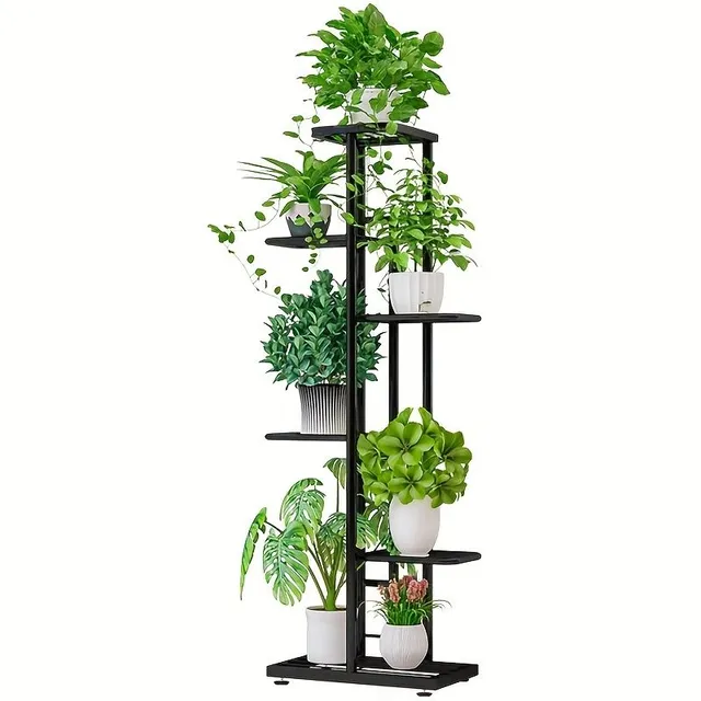 1 pc Flower stand with storage space, shelf and plant organizer