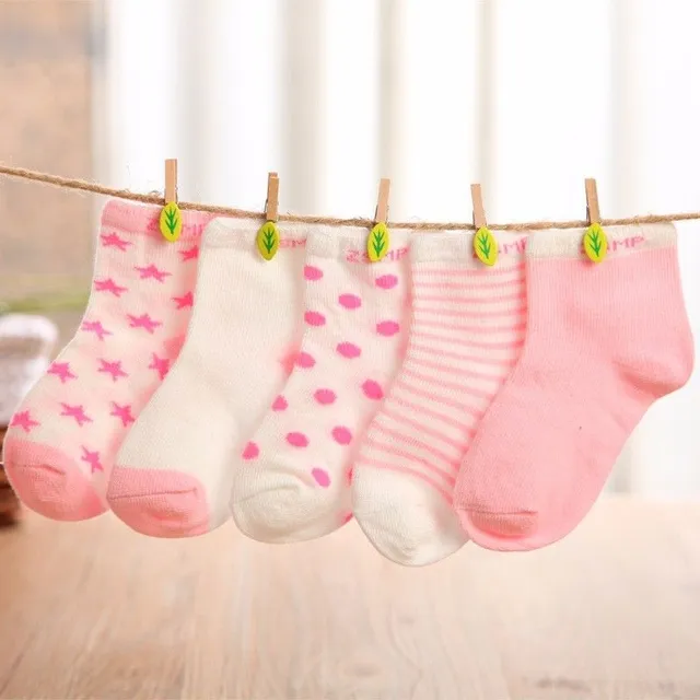 Baby socks (5 pairs) - 8 colours