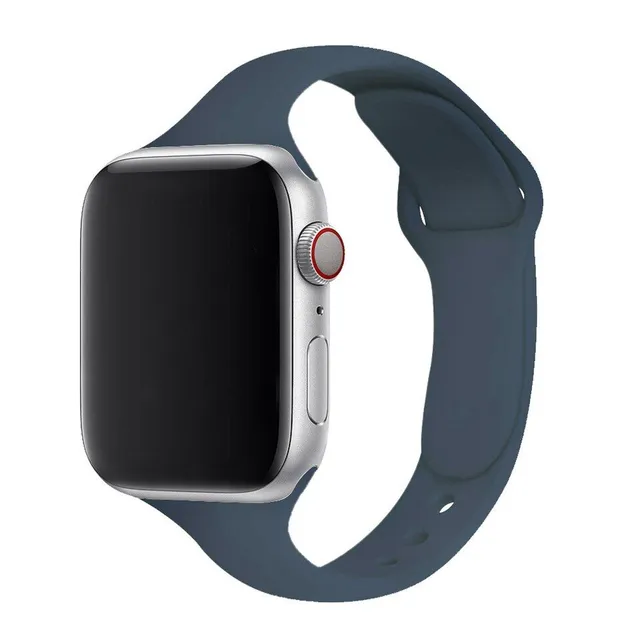Brățară subțire din silicon pentru ceasurile Apple Watch