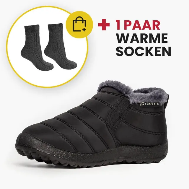 Unisex módní zimní kotníkové boty s plyšem uvnitř