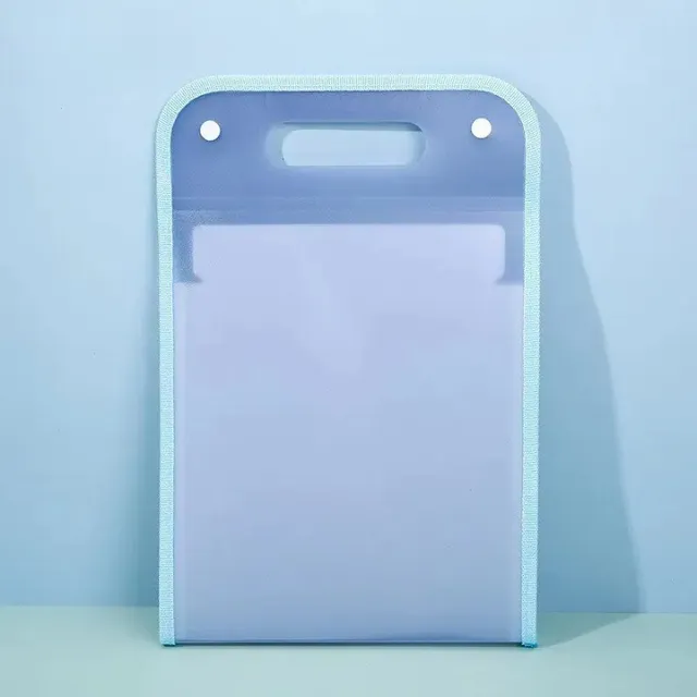 Portable folding board for documents A4 with 13 pockets