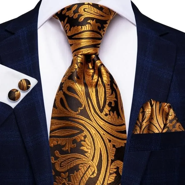Luxusná pánska kravata z hodvábu sn-0988