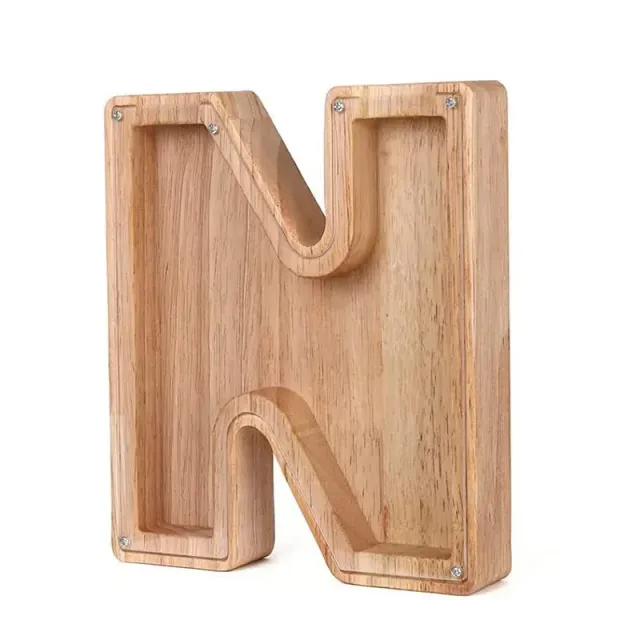 Design box in letter shape - whole alphabet, wood processing