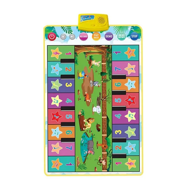 Multifunctional music learning mat for children