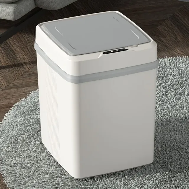 Inteligentný košík na odpadky s domácim senzorom pre kuchyňu a WC