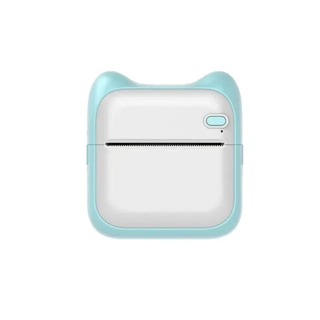 Portable mini printer for stickers and photos for iOS and Android