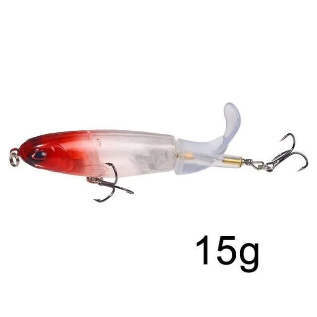 Fish bait with swivel tail