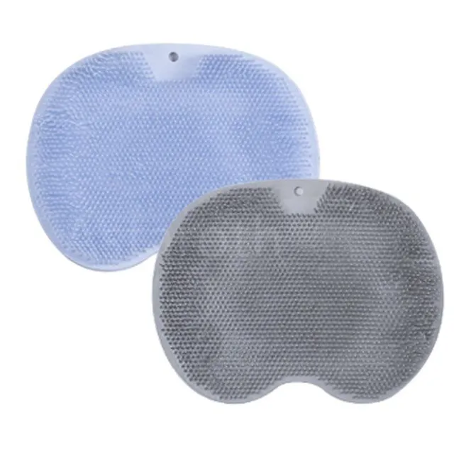 2pcs Foot Washing Brush Silicone Bath Massage Foot Pad Shower Massage Bathroom Non-Slip Anti-Slip Foot Washing Pad