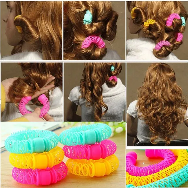 Spiral curlers for hair - 16 pcs