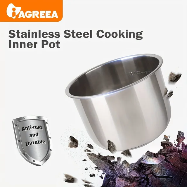 Stainless steel pressure cooker insert