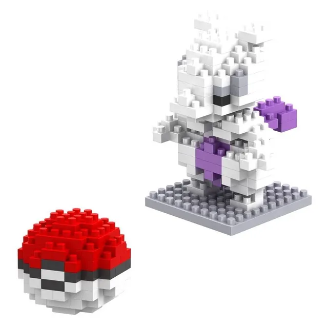 Set de construcție pentru copii Pokémon - figurină din cărămizi și Pokéball