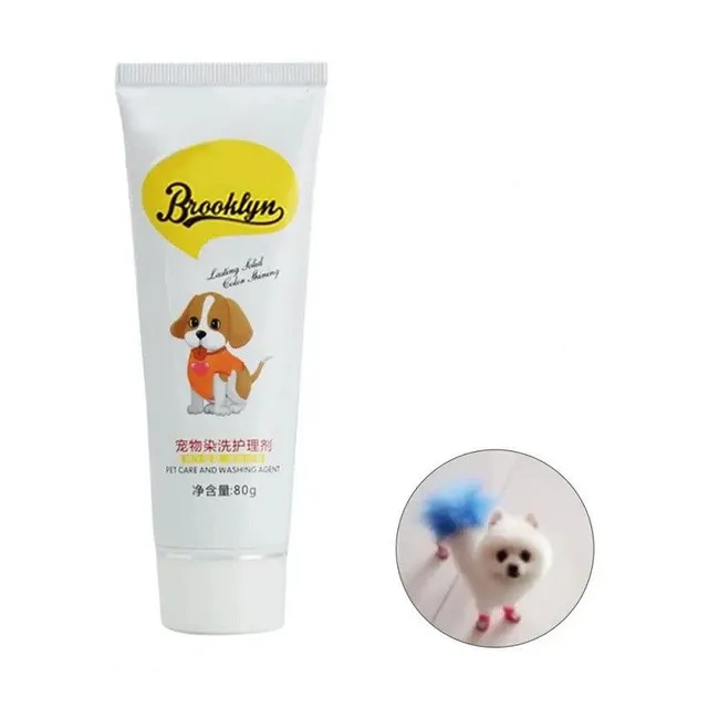 Hair color for dogs and cats Hair coloring cream 80 g Pets accessories