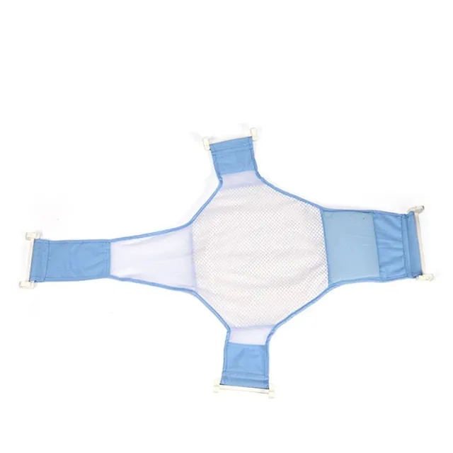 Adjustable safety net for baby tub