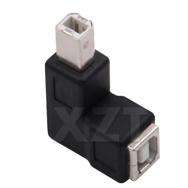 USB 2.0 úhlový adaptér 90° - Samec a samice