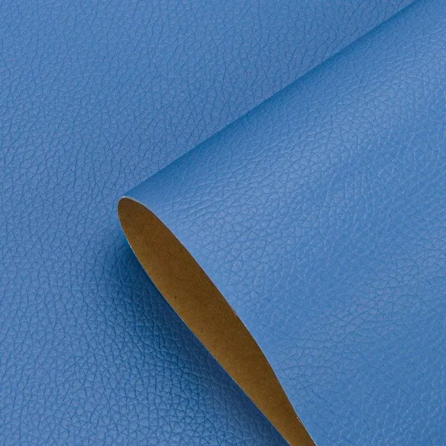 Self-adhesive leatherette patch for light repair of furniture in various colors