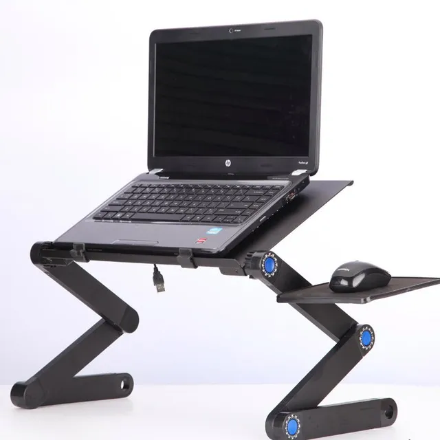 Folding table for laptop