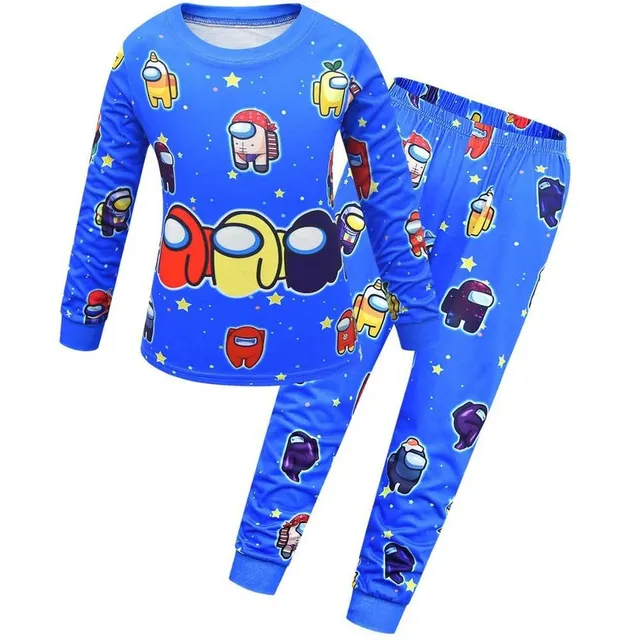 Children's comfortable two-piece pajamas Among us