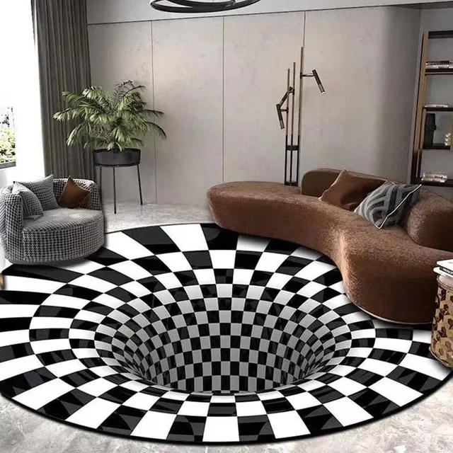 Stylový 3D koberec