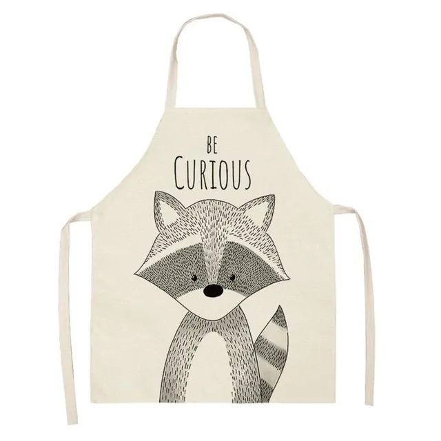 Kitchen apron with cute motif