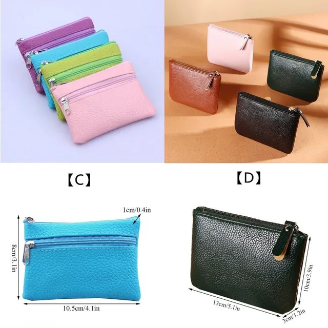 Pochette colorată din piele ecologică pentru chei Chester