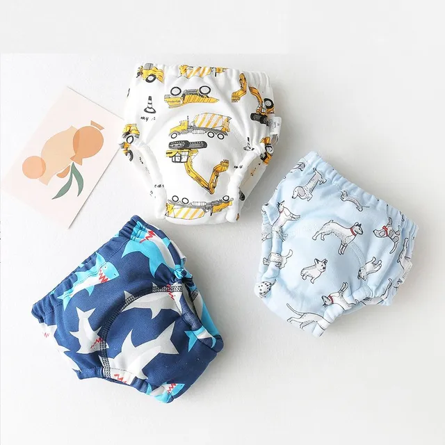 Children's training panties in set of 3 - various motifs