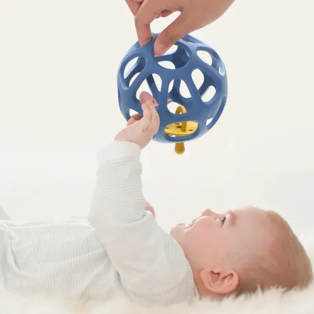 Silicone toy for soothing and chewing for BPA-free food silicone children