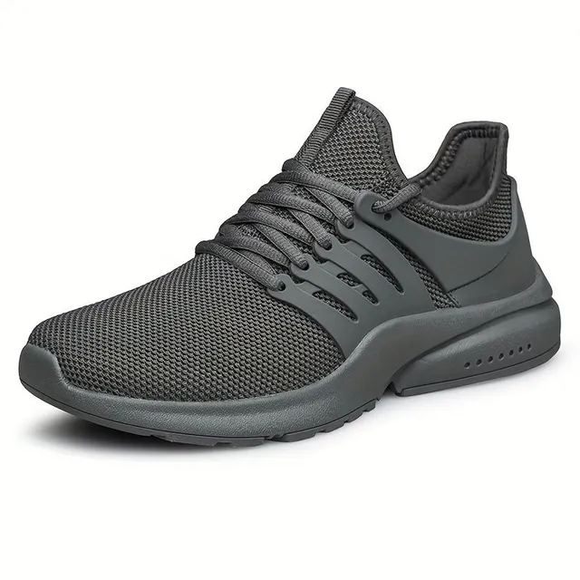 Men's running sneakers with laces