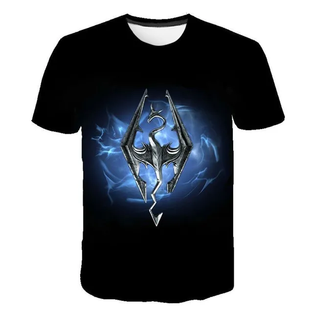 Nowoczesna stylowa koszulka 3D dla graczy The Elder Scrolls V AT092231S 4XL