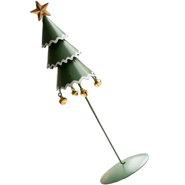 Mini Christmas trees made of forged iron as a home ornament