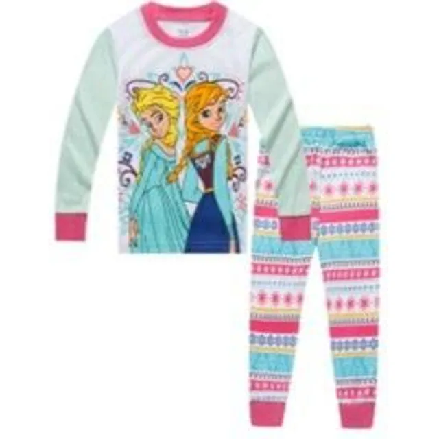 Dívčí teplé pyžamo Frozen