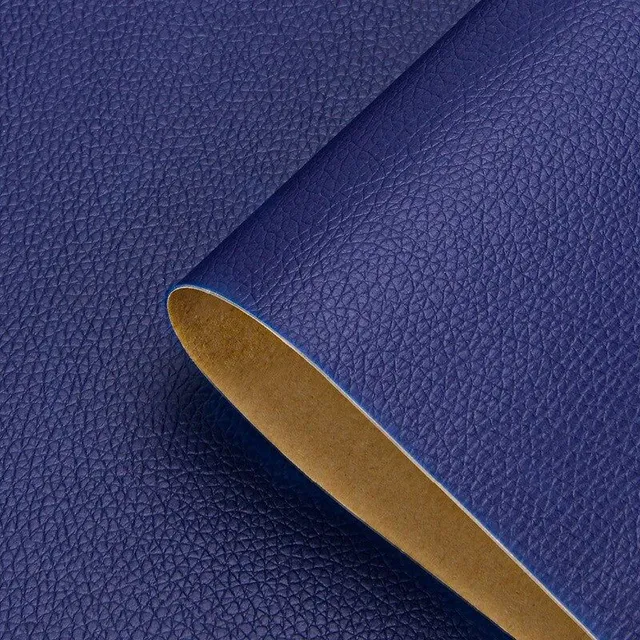 Self-adhesive leatherette patch for light repair of furniture in various colors