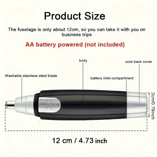 Tondeuse multifonction pour poils de nez