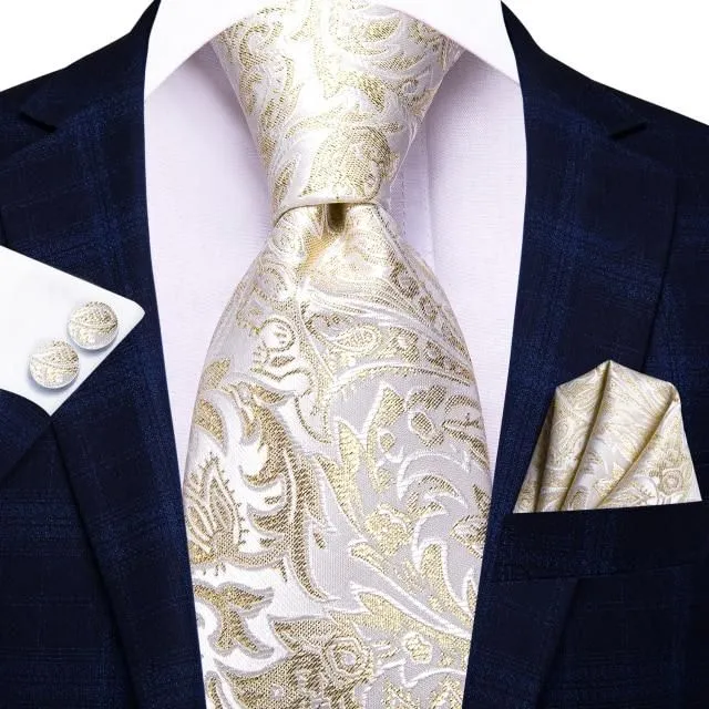 Luxus férfi selyem nyakkendő sn-3350