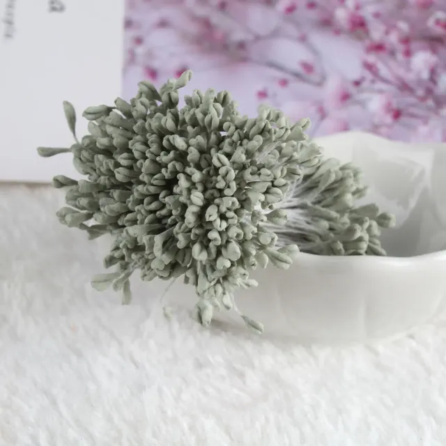 400 matné kvetinové tyčinky s imitáciou omietky pre DIY tvorbu