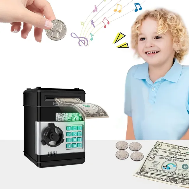 Electronic cash register in the style of an ATM for children