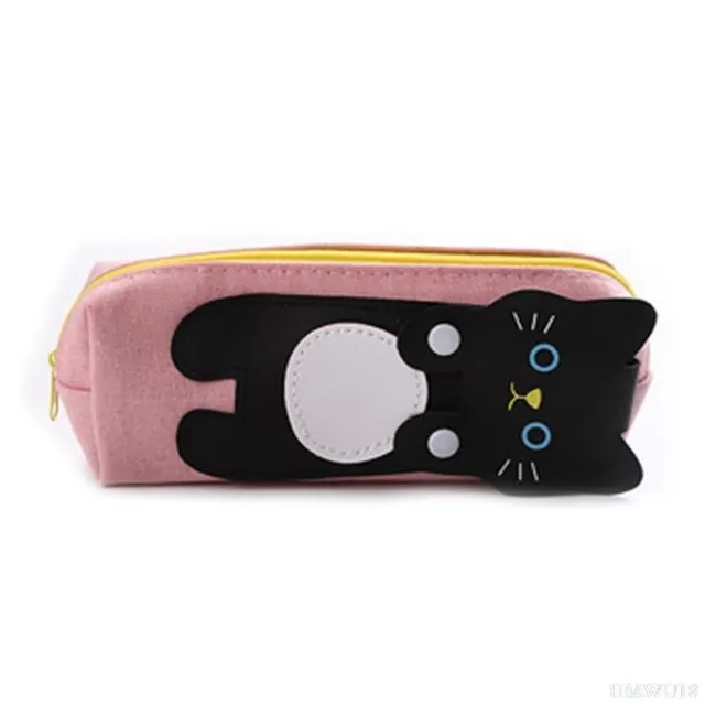 School cute writing case - Kawaii pussy