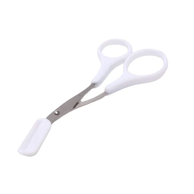 Eyebrow scissors with comb