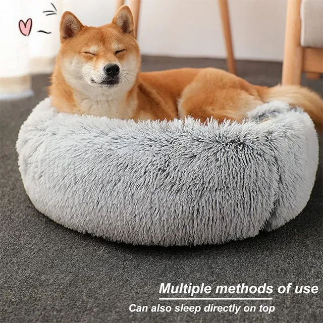 Pile for cats and small dogs 1 pcs - cozy, partially closed, for comfort and privacy of your pet