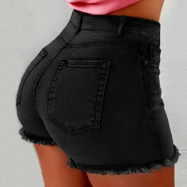 Women's luxury denim shorts Claudia