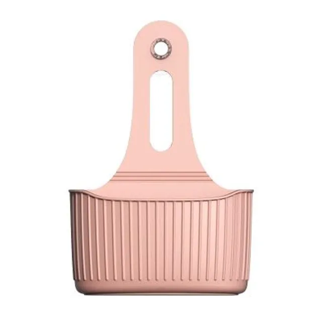 Handy adjustable holder/dripper for sponges and wire in pastel colours b-pink