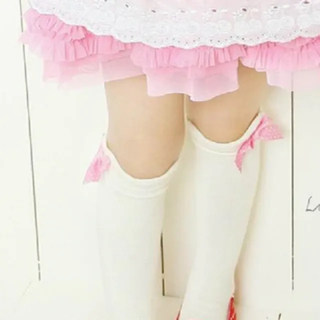 Girl's socks with bows