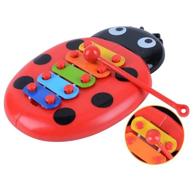 Children's cute xylophone Ladybug