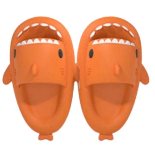 Shark beach slippers