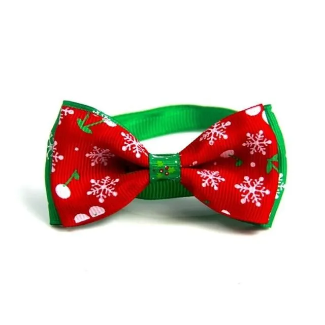 Christmas bow tie for dog