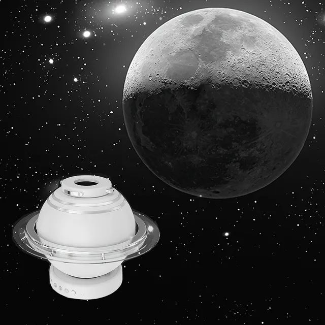 Domácí planetárium s vyměnitelnými disky - Projektor hvězdné oblohy v HD rozlišení s jemným světlem