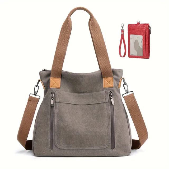 Elegantní dámská tote taška - jednoduchý styl, praktická pro každodenní nošení a cestování