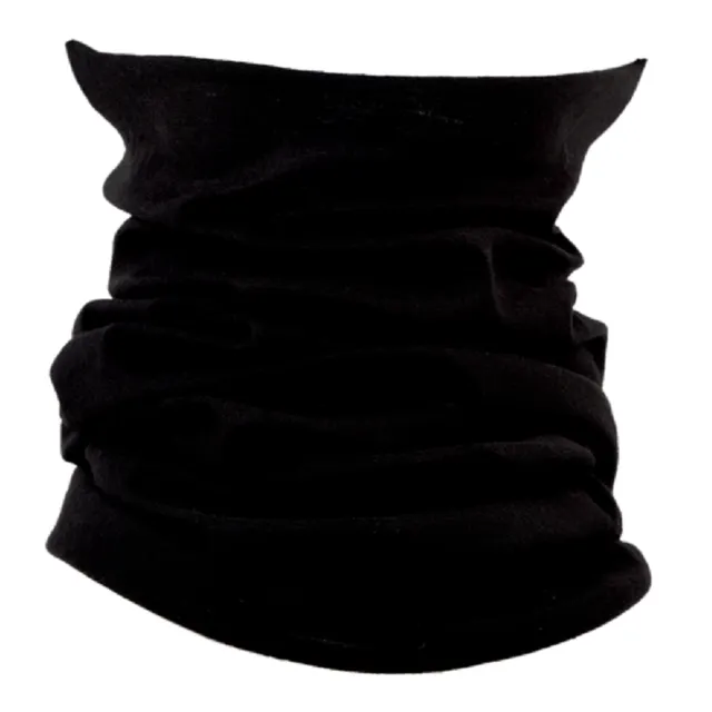 Men's necklace, cap and scarf 3v1 - black