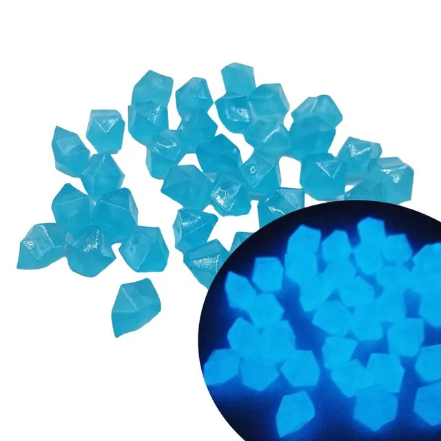 Decorative glowing stones 100 pcs