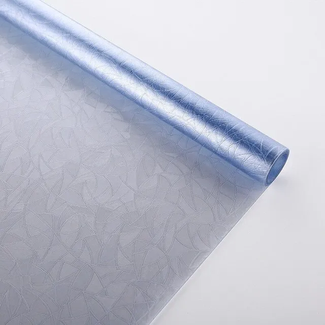 Self-adhesive films for glass with mosaic
