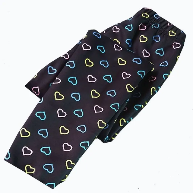 Girls luxury insulated leggings with Cooper pattern